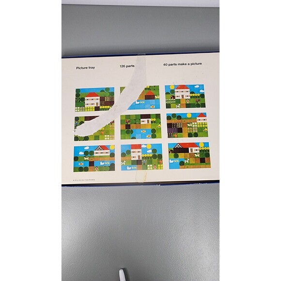 Creative Playthings Build A Picture Vintage 1972 Made In West Germany Complete! - Picture 4 of 12